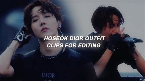 hoseok dior|hoseok dior outfit clips (lysy osaka) .